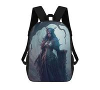 sinyumoney Mochila Escolar Infantil Dark Forest Mystic Mochila Infantil Estampada Mochila De Viaje Para Niños Y Niñas Mochila Escolar 17inch