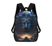 sinyumoney Mochila Escolar Infantil Egyptian Pyramid Night Sky Mochila Infantil Estampada Mochila De Viaje Para Niños Y Niñas Mochila Escolar 17inch