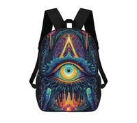 sinyumoney Mochila Escolar Infantil Eye of The Universe -8 Mochila Infantil Estampada Mochila De Viaje Para Niños Y Niñas Mochila Escolar 17inch