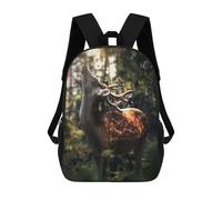 sinyumoney Mochila Escolar Infantil Fantasy Deer Mochila Infantil Estampada Mochila De Viaje Para Niños Y Niñas Mochila Escolar 17inch