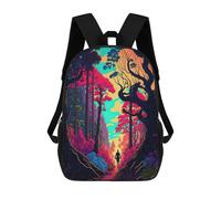 sinyumoney Mochila Escolar Infantil Fantasy Forest Pathway Mochila Infantil Estampada Mochila De Viaje Para Niños Y Niñas Mochila Escolar 17inch