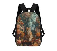 sinyumoney Mochila Escolar Infantil Floral Majesty Mochila Infantil Estampada Mochila De Viaje Para Niños Y Niñas Mochila Escolar 17inch