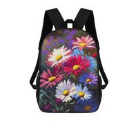 sinyumoney Mochila Escolar Infantil Flowers Mom Mother Aster Mochila Infantil Estampada Mochila De Viaje Para Niños Y Niñas Mochila Escolar 17inch