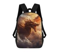 sinyumoney Mochila Escolar Infantil Flying Dragon Mochila Infantil Estampada Mochila De Viaje Para Niños Y Niñas Mochila Escolar 17inch