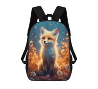 sinyumoney Mochila Escolar Infantil Fox Adorable Mochila De Moda Para Adolescentes Mochila Informal Para Niño Y Niña Mochila Escolar Para Adolescentes Mochila Impresa En 3D 17inch