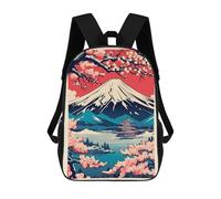 sinyumoney Mochila Escolar Infantil Fuji Mountain 4 Mochila Escolar Infantil De Moda Informal Mochilas De Viaje Con Estampado 3D Divertidas Y Geniales Bolsas Para Libros 17inch