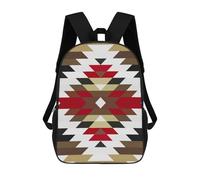 sinyumoney Mochila Escolar Infantil Geometric Shapes VII Mochila Escolar Infantil De Moda Informal Mochilas De Viaje Con Estampado 3D Divertidas Y Geniales Bolsas Para Libros 17inch