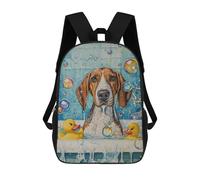 sinyumoney Mochila Escolar Infantil Impresa En 3D A American English Coonhou Para Niños Mochilas De Viaje De Alta Capacidad Bolsas Para Libros Mochila Escolar Infantil Mochila 17inch