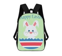 sinyumoney Mochila Escolar Infantil Impresa En 3D A Cute Easter Bunny 17inch Para Niños, Mochila De Viaje De Alta Capacidad, Mochila Escolar De Moda Para Niños