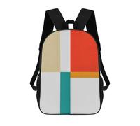 sinyumoney Mochila Escolar Infantil Impresa En 3D Abstract And Geometric 8 Mochila Mochilas Deportivas Para Niños Y Niñas Mochila De Moda 17inch