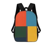 sinyumoney Mochila Escolar Infantil Impresa En 3D Abstract Collage 07 Para Niños, Mochila De Viaje De Alta Capacidad, Mochila Informal Para Niños 17inch