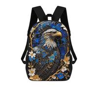 sinyumoney Mochila Escolar Infantil Impresa En 3D Abstract Eagle Kintsugi Para Niños, Mochila De Viaje De Alta Capacidad, Mochila Informal Para Niños 17inch