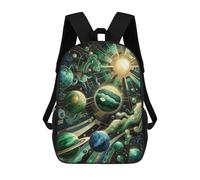 sinyumoney Mochila Escolar Infantil Impresa En 3D Abstract Space Kintsugi Para Niños, Mochila De Viaje De Alta Capacidad, Mochila Informal Para Niños 17inch