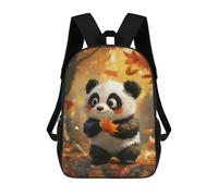 sinyumoney Mochila Escolar Infantil Impresa En 3D Adorable Panda in Autumn Mochila Mochilas Deportivas Para Niños Y Niñas Mochila De Moda 17inch