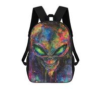sinyumoney Mochila Escolar Infantil Impresa En 3D Alien Art XXXVII Mochilas De Moda Informales Mochilas Infantiles Mochila Informal Para Exteriores Bolsas De Viaje Bonitas 17inch