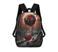 sinyumoney Mochila Escolar Infantil Impresa En 3D Alien Invasion on Earth Mochilas De Viaje De Alta Capacidad Para Niños Mochilas De Libros De Moda Mochila Escolar Infantil 17inch