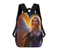 sinyumoney Mochila Escolar Infantil Impresa En 3D Angel Illustrated Mochilas Para Libros Mochilas De Viaje Informales Mochila De Gran Capacidad Para Niños 17inch