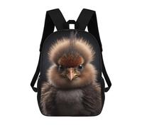 sinyumoney Mochila Escolar Infantil Impresa En 3D Angry Baby Rooster Mochilas Para Libros Mochilas De Viaje Informales Mochila De Gran Capacidad Para Niños 17inch