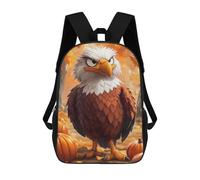 sinyumoney Mochila Escolar Infantil Impresa En 3D Angry Eagle Illustration Para Niños, Mochila De Viaje De Alta Capacidad, Mochila Informal Para Niños 17inch