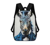 sinyumoney Mochila Escolar Infantil Impresa En 3D Animal Zebra Mochila Escolar Infantil Mochilas De Viaje Mochilas De Moda Mochilas De Gran Capacidad 17inch