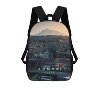 sinyumoney Mochila Escolar Infantil Impresa En 3D Aomori Japan 17inch Para Niños, Mochila De Viaje De Alta Capacidad, Mochila Escolar De Moda Para Niños