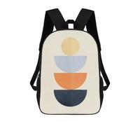 sinyumoney Mochila Escolar Infantil Impresa En 3D Art of Shapes 05 Para Niños, Mochila De Viaje De Alta Capacidad, Mochila Informal Para Niños 17inch