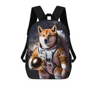 sinyumoney Mochila Escolar Infantil Impresa En 3D Astronaut Dog in Space -2 Mochila Escolar Infantil Mochilas De Viaje Mochilas De Moda Mochilas De Gran Capacidad 17inch