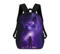sinyumoney Mochila Escolar Infantil Impresa En 3D Astronaut in Cosmic Portal -1 Mochila Mochilas Deportivas Para Niños Y Niñas Mochila De Moda 17inch