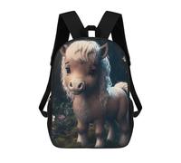 sinyumoney Mochila Escolar Infantil Impresa En 3D Baby Animal Pony Mochilas De Moda Informales Mochilas Infantiles Mochila Informal Para Exteriores Bolsas De Viaje Bonitas 17inch