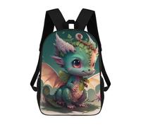 sinyumoney Mochila Escolar Infantil Impresa En 3D Baby Dragon Mochila De Viaje De Alta Capacidad Para Libros Mochilas De Moda Para Niños Mochila Escolar Informal 17inch