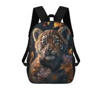 sinyumoney Mochila Escolar Infantil Impresa En 3D Baby Tiger in Autumn Mochila Mochilas Deportivas Para Niños Y Niñas Mochila De Moda 17inch