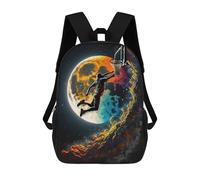 sinyumoney Mochila Escolar Infantil Impresa En 3D Basketball Sport Colorful Mochila De Viaje De Alta Capacidad Para Libros Mochilas De Moda Para Niños Mochila Escolar Informal 17inch