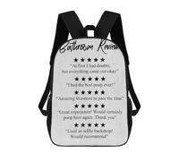 sinyumoney Mochila Escolar Infantil Impresa En 3D Bathroom Reviews Mochilas De Moda Informales Mochilas Infantiles Mochila Informal Para Exteriores Bolsas De Viaje Bonitas 17inch