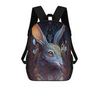 sinyumoney Mochila Escolar Infantil Impresa En 3D Beautiful Colorful Rabbit Para Niños Mochilas De Viaje De Alta Capacidad Bolsas Para Libros Mochila Escolar Infantil Mochila 17inch
