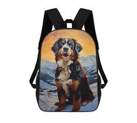 sinyumoney Mochila Escolar Infantil Impresa En 3D Bernese Mountain Dog 17inch Para Niños, Mochila De Viaje De Alta Capacidad, Mochila Escolar De Moda Para Niños