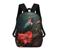sinyumoney Mochila Escolar Infantil Impresa En 3D Bird And Flowers Mochilas De Moda Informales Mochilas Infantiles Mochila Informal Para Exteriores Bolsas De Viaje Bonitas 17inch