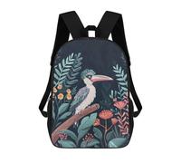 sinyumoney Mochila Escolar Infantil Impresa En 3D Bird in Lush Nighttime Forest Mochila Escolar Infantil Mochilas De Viaje Mochilas De Moda Mochilas De Gran Capacidad 17inch