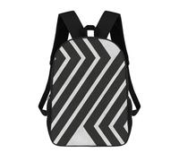 sinyumoney Mochila Escolar Infantil Impresa En 3D Black Expressionism 01 Mochilas Para Libros Mochilas De Viaje Informales Mochila De Gran Capacidad Para Niños 17inch