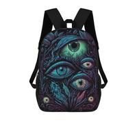 sinyumoney Mochila Escolar Infantil Impresa En 3D Black Light Compostion Mochilas Para Libros Mochilas De Viaje Informales Mochila De Gran Capacidad Para Niños 17inch