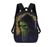 sinyumoney Mochila Escolar Infantil Impresa En 3D Black Light Entity Mochilas De Viaje De Alta Capacidad Para Niños Mochilas De Libros De Moda Mochila Escolar Infantil 17inch