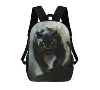 sinyumoney Mochila Escolar Infantil Impresa En 3D Black Panther Portrait Mochilas Para Libros Mochilas De Viaje Informales Mochila De Gran Capacidad Para Niños 17inch