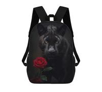 sinyumoney Mochila Escolar Infantil Impresa En 3D Black Panther Scars Mochila Mochilas Deportivas Para Niños Y Niñas Mochila De Moda 17inch