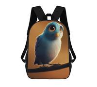 sinyumoney Mochila Escolar Infantil Impresa En 3D Blue Bird Perched on Branch Mochilas De Moda Informales Mochilas Infantiles Mochila Informal Para Exteriores Bolsas De Viaje Bonitas 17inch