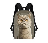 sinyumoney Mochila Escolar Infantil Impresa En 3D British Shorthair Para Niños Mochilas De Viaje De Alta Capacidad Bolsas Para Libros Mochila Escolar Infantil Mochila 17inch