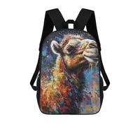 sinyumoney Mochila Escolar Infantil Impresa En 3D Camel Painting 17inch Para Niños, Mochila De Viaje De Alta Capacidad, Mochila Escolar De Moda Para Niños