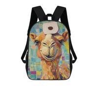 sinyumoney Mochila Escolar Infantil Impresa En 3D Camel with Toilet Paper Mochilas Para Libros Mochilas Escolares De Viaje De Alta Capacidad Para Niños/estudiantes/adultos 17inch