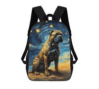 sinyumoney Mochila Escolar Infantil Impresa En 3D Cane Corso Italian Masstif Mochilas Para Libros Mochilas Escolares De Viaje De Alta Capacidad Para Niños/estudiantes/adultos 17inch