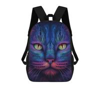 sinyumoney Mochila Escolar Infantil Impresa En 3D Cat Portrait-2 Mochilas De Moda Informales Mochilas Infantiles Mochila Informal Para Exteriores Bolsas De Viaje Bonitas 17inch