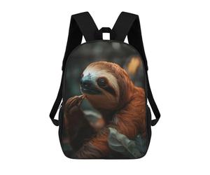 sinyumoney Mochila Escolar Infantil Impresa En 3D Charming Sloth Mochila Mochilas Deportivas Para Niños Y Niñas Mochila De Moda 17inch