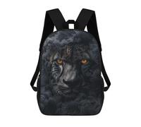 sinyumoney Mochila Escolar Infantil Impresa En 3D Cheetah in Black Smoke Mochila Mochilas Deportivas Para Niños Y Niñas Mochila De Moda 17inch